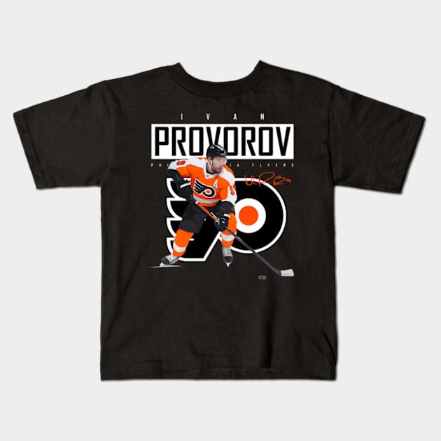 Ivan Provorov Kids T-Shirt by binchudala